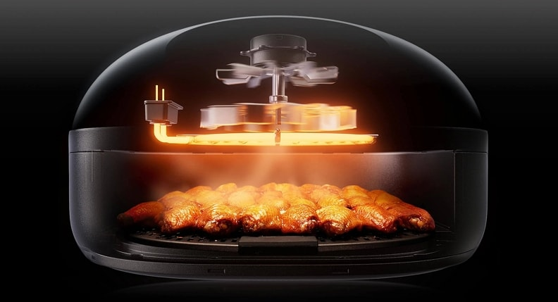 rapid heating heating element for convection oven